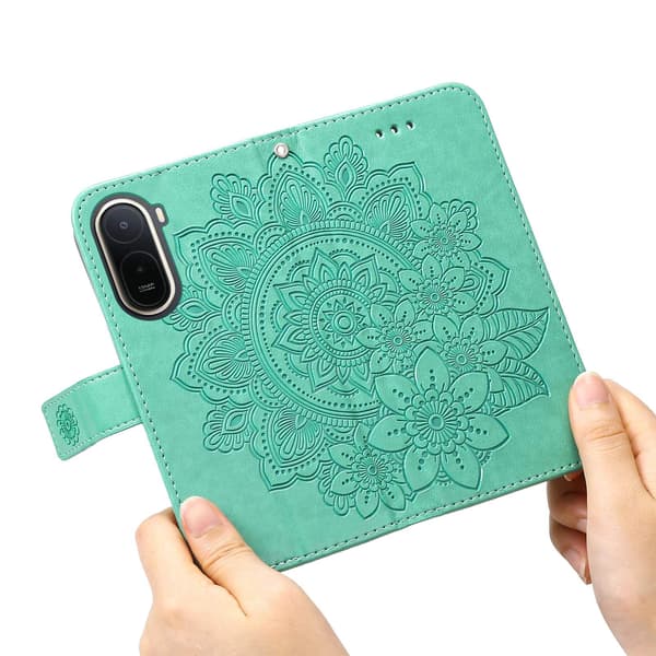 Plånboksfodral till Xiaomi Redmi A7 Pro 4G / Redmi A7 Pro 5G Grön