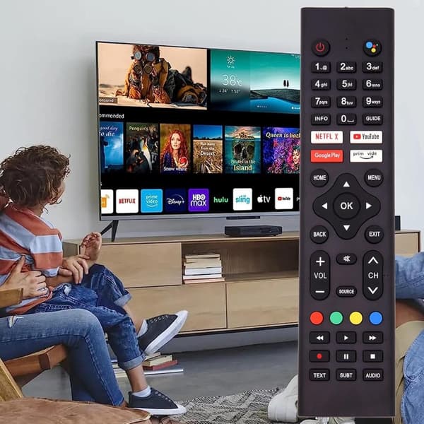 Fjernbetjeningserstatning til JVC SCEPTER WALTON Til JVC TV Black