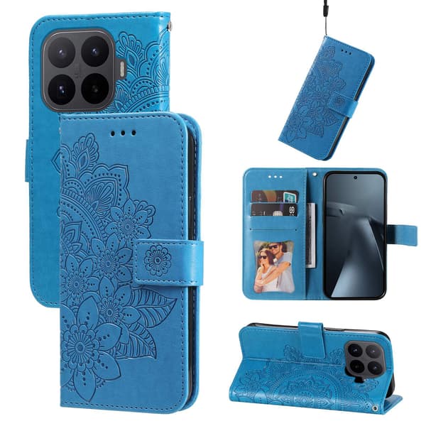 Till Xiaomi 17T Plånboksfodral Mandala Blå