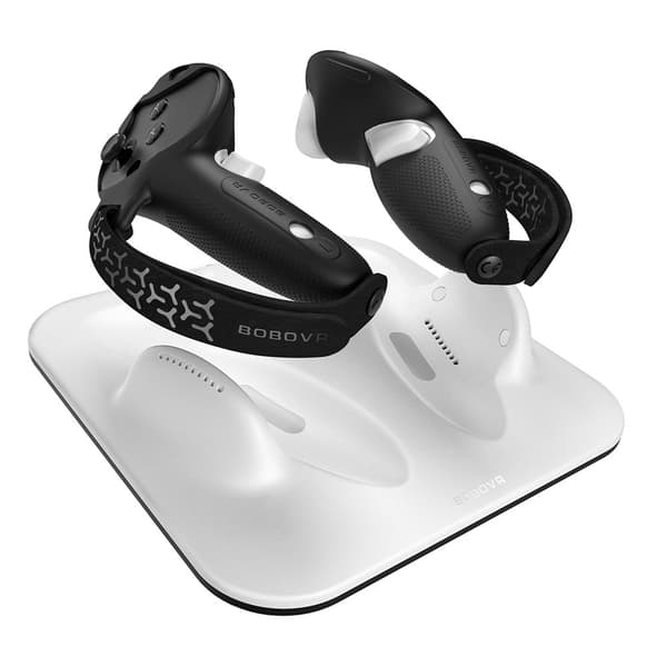BOBOVR CD3 for Meta Quest 3 / Meta Quest 3S VR-ladestasjon for kontrollere Black