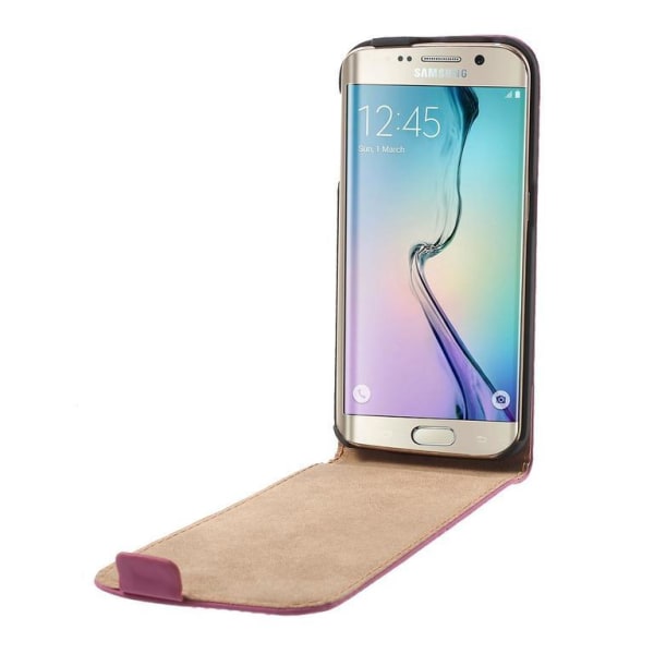 Samsung Galaxy S6 Edge Flip etui ROSE