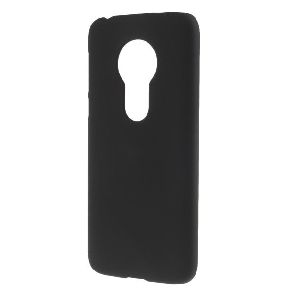 Gummibelagt etui til Motorola Moto G7 Play - Sort Black