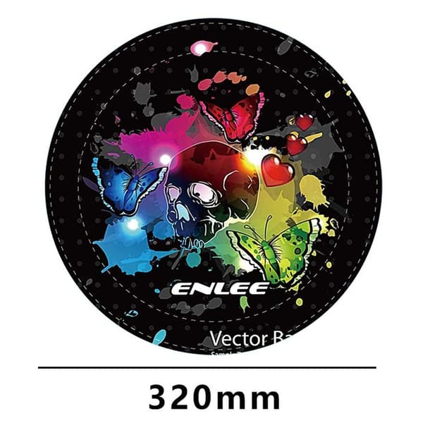 ENLEE Terrengsykkel Disc Brake Shield Anti Overspray Bicycle Brake Shield - Skateboard Multicolor