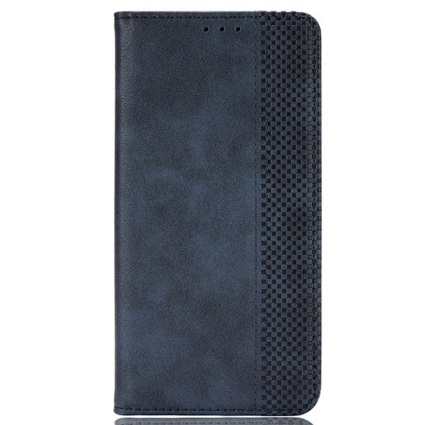 Vintage Plånboksfodral Till Xiaomi Redmi 14C - Blå Blå