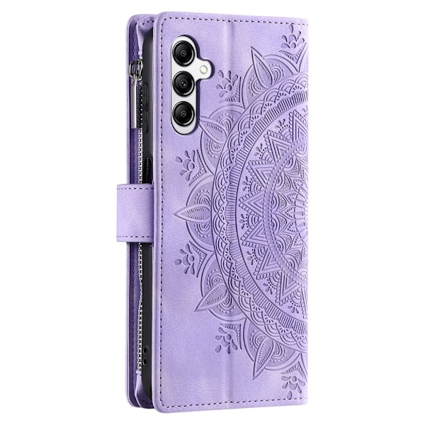 För Samsung Galaxy A26 / A16 plånboksfodral Fodral Skal Mandala blommönster Lila
