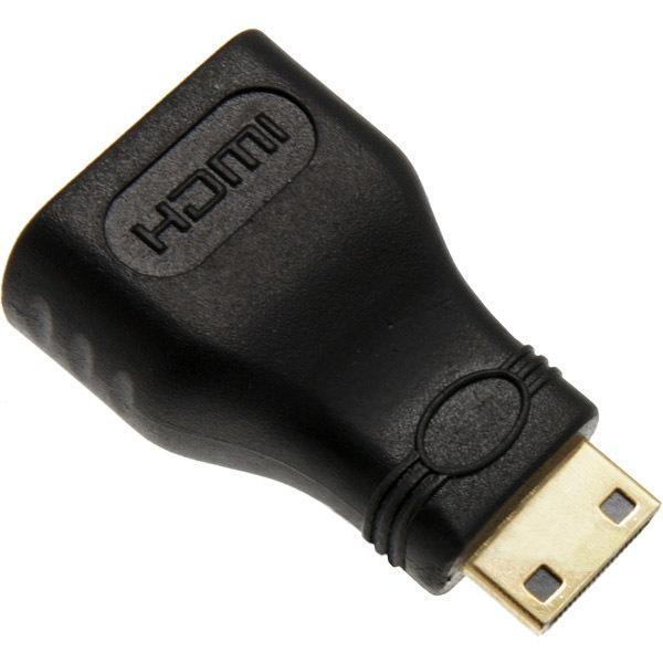 Mini-Hdmi til HDMI-konverter Han-Kvinde Black