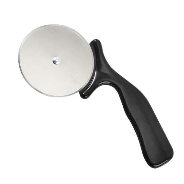 Pizza Slicer Pizzaskärkniv Tårtverktyg Pizzahjul - Svart Svart