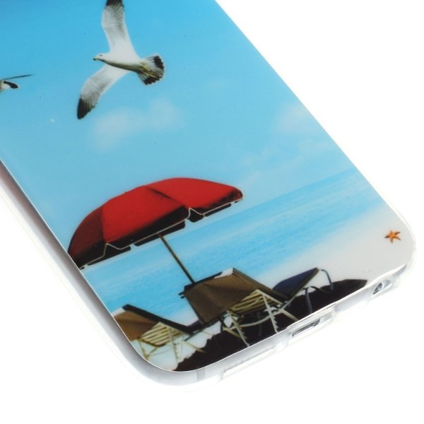 TPU Skal Samsung Galaxy S6 - Summer Beach Scene