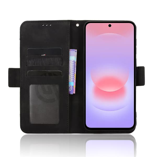 Samsung Galaxy A57 5G lompakkopuhelinkotelo Black