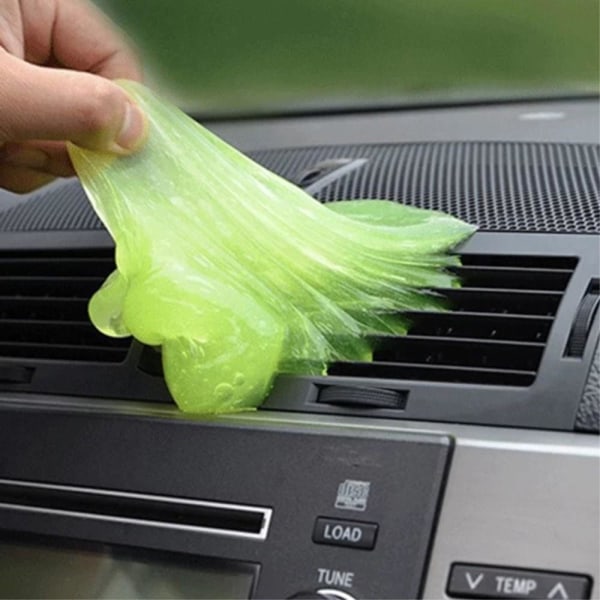 Tastaturstøvrenser Magic Sticky Gel-rengøring til pc-bil Green