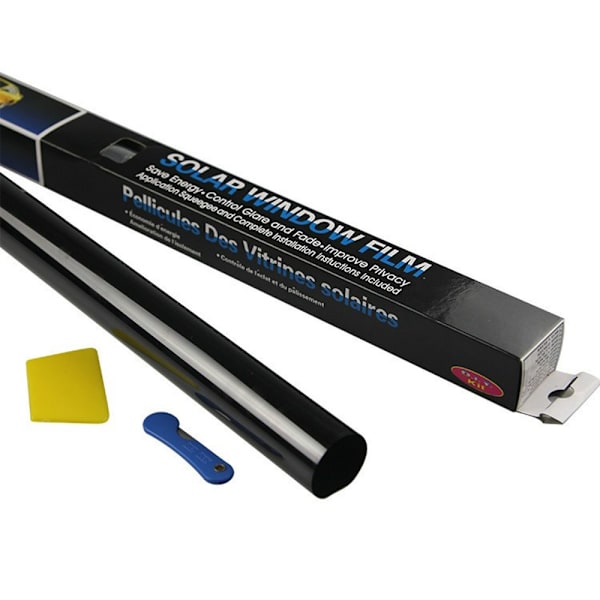 Bilrutefolie Solbeskyttelse Solfilm - 1 Prosent Black