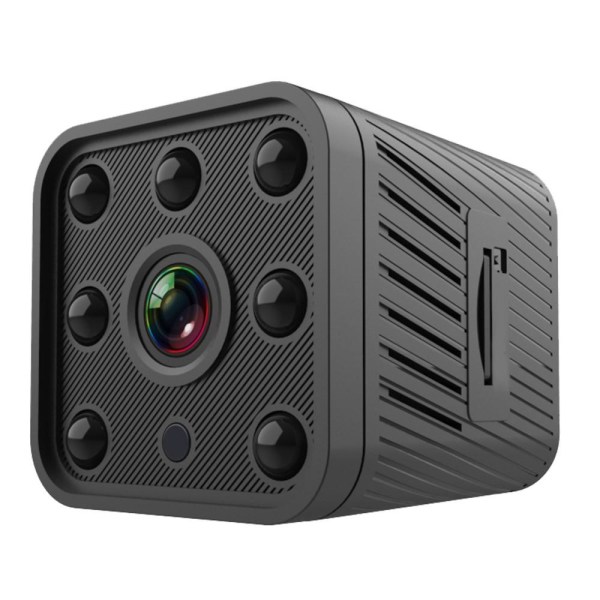 WiFi Minikamera HD 1080P Night Vision Trådlös övervakningskamera Svart