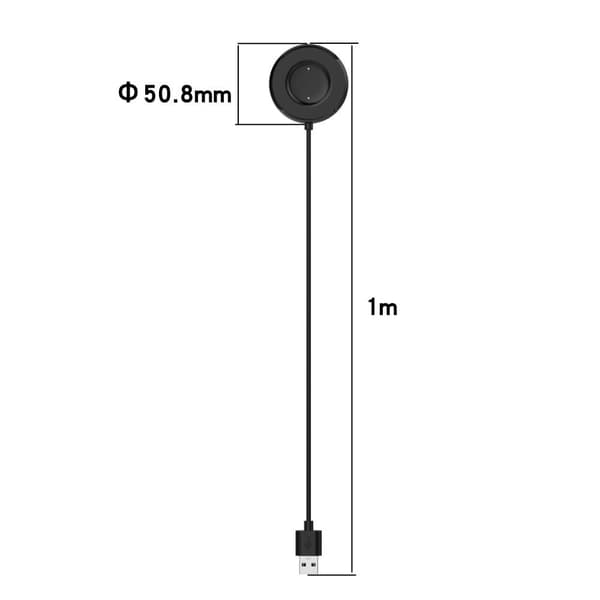 Vivo WATCH 2 USB Opladningskabelholder - Sort Black