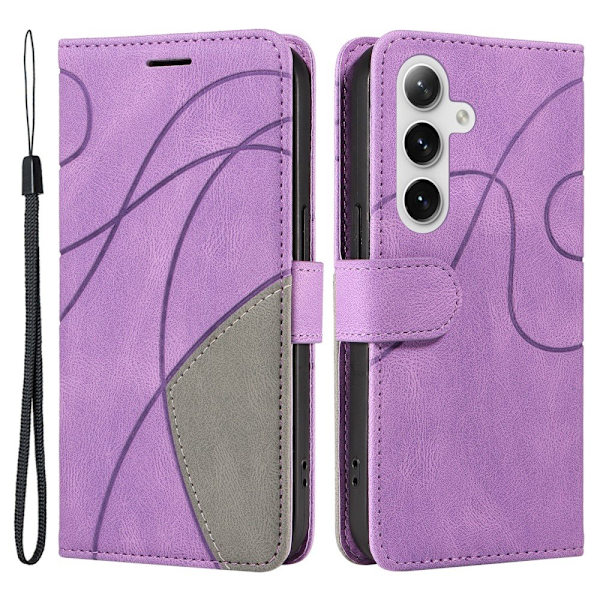 Til Samsung Galaxy S24+ KT-serie-1 dobbeltfarve Purple