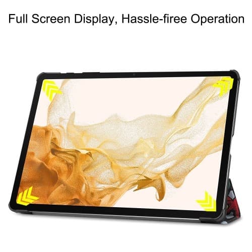Slim Fit Cover Fodral Till Samsung Galaxy Tab S10+ (S10 Plus) - Graffiti multifärg