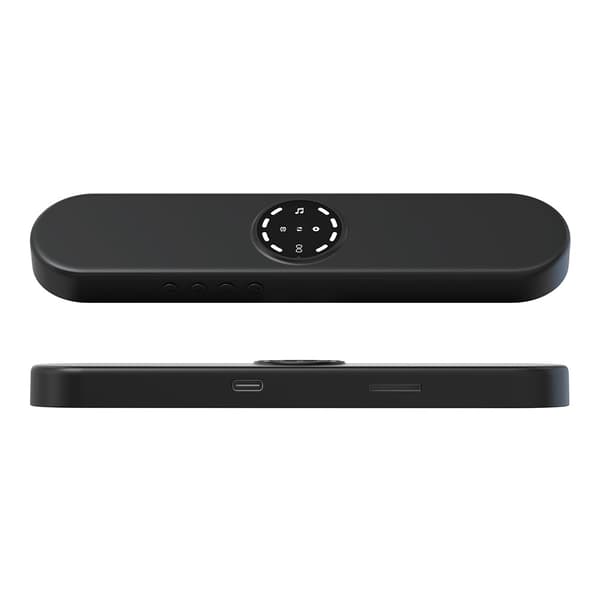 Søvnhjælp Bluetooth-højttaler Hvid støj Lydmaskine Højttaler Under Pude Black