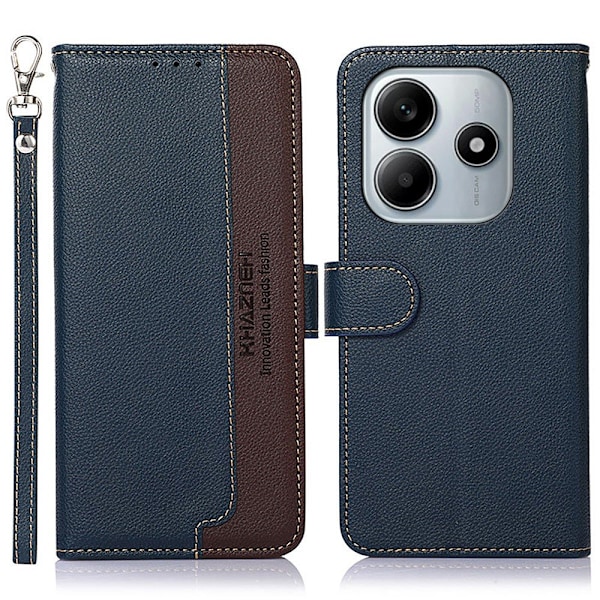 KHAZNEH Wallet case for Xiaomi Redmi Note 14 4G Blue