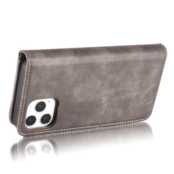 DG.MING iPhone 13 Mini Split Lommebok - deksel i Lær - Kaffe Brown
