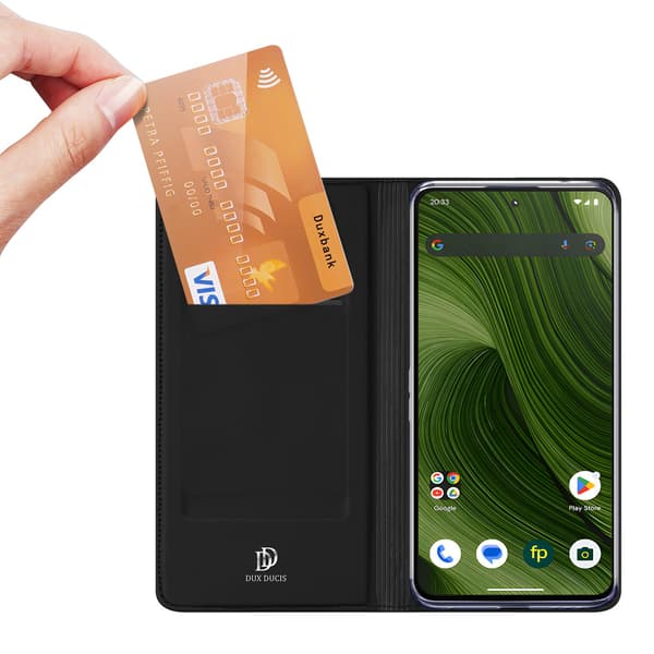 Til Fairphone 6 Etui DUX DUCIS Skin Pro Series Stativcover - Sort Black