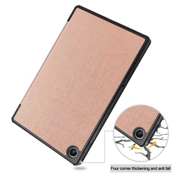 Lenovo Tab M10 Plus (Gen 3) kolminkertainen jalustan kansi - ruu Pink gold