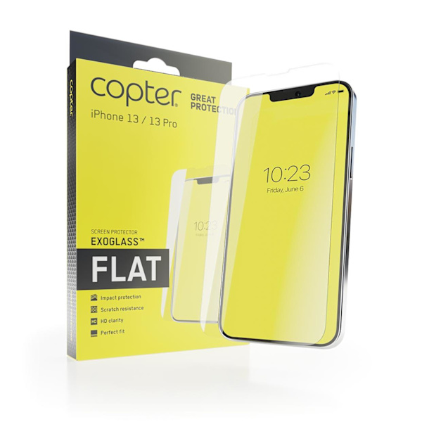 Copter Exoglass til iPhone 13 / 13 Pro Transparent