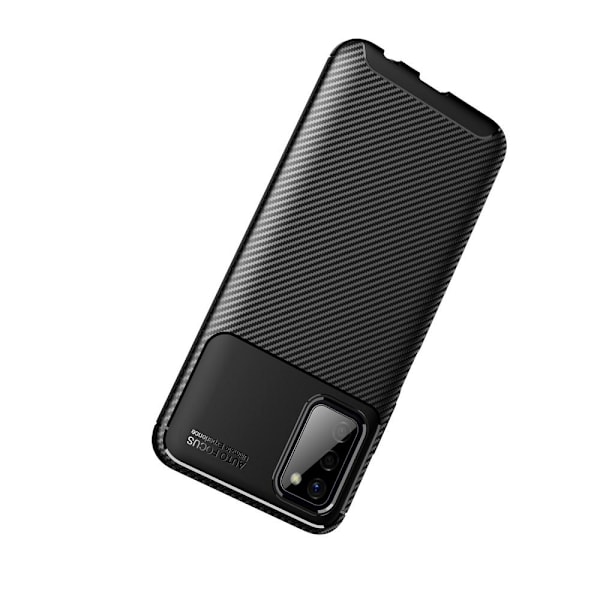 Carbon Fiber Texture TPU Casing Samsung Galaxy A03s - Black Black