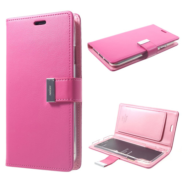 Mercury GOOSPERY Rich Diary til iPhone XS Max - Rosa