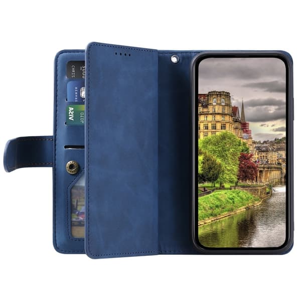 Til Xiaomi 17T Lommebokdeksel Blue