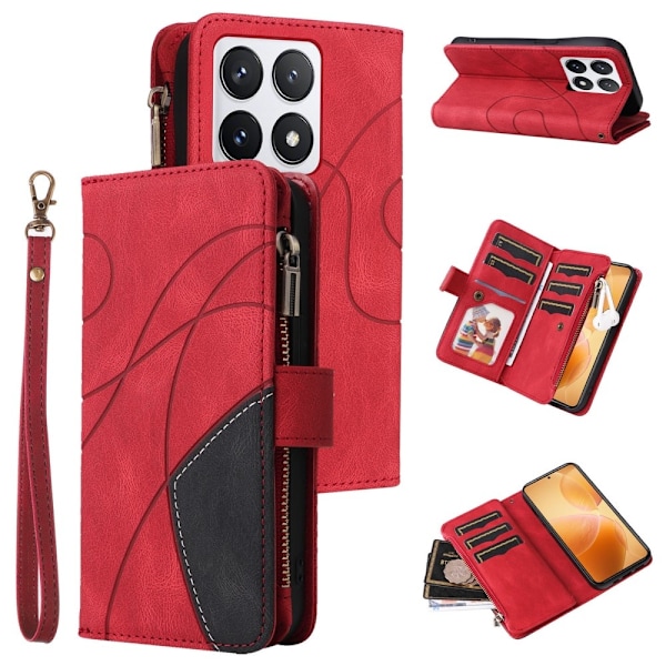 KT Lommebokveske for Xiaomi 14T Pro Red