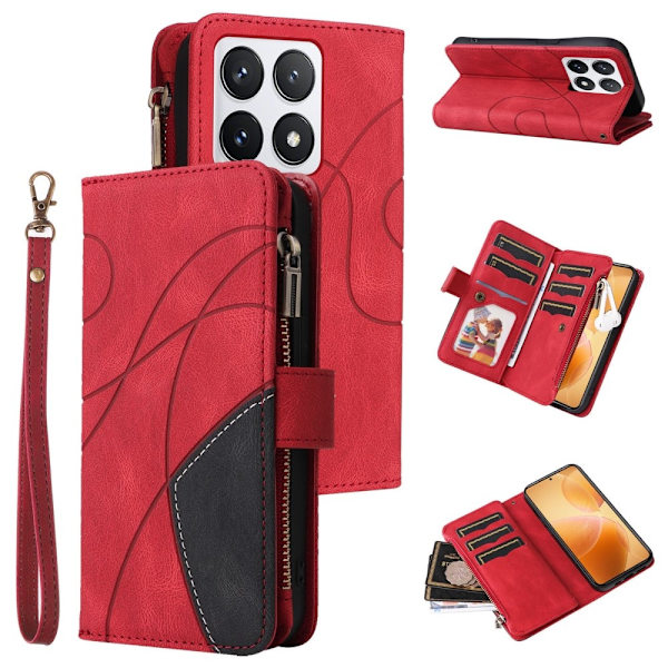 KT lompakkokotelo Xiaomi 14T Pro Red