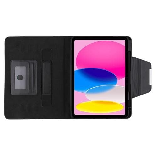 Til iPad 10.9 2022 Gen 10 Sammenleggbart Veske - Svart Black
