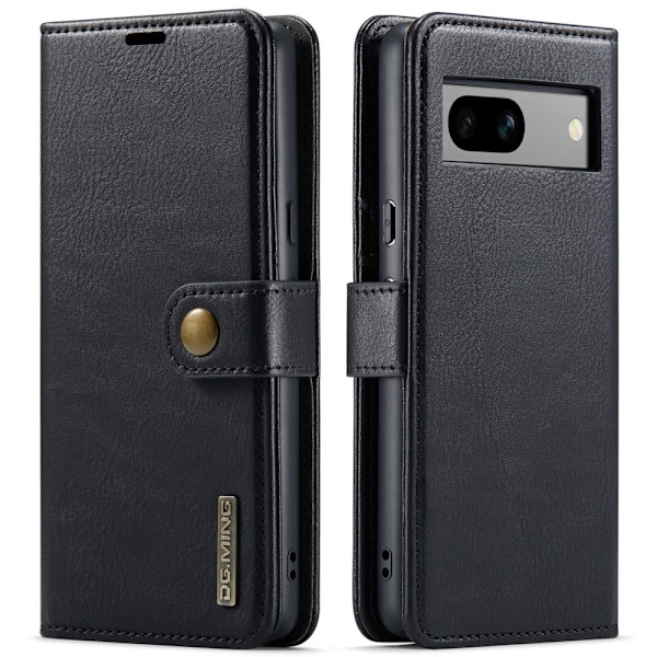 DG.MING Google Pixel 8a Irrotettava 2-in-1-lompakkokansi Black