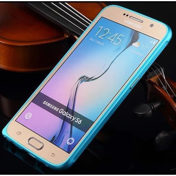 Samsung Galaxy S6 aluminium støtfanger Blue