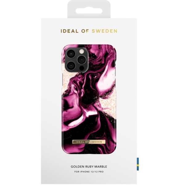 Fashion Case iPhone 13 Pro Max Calacatta Ruby Marble IDEAL OF SWEDEN Accessoires Handy & Tablethüllen Handy 