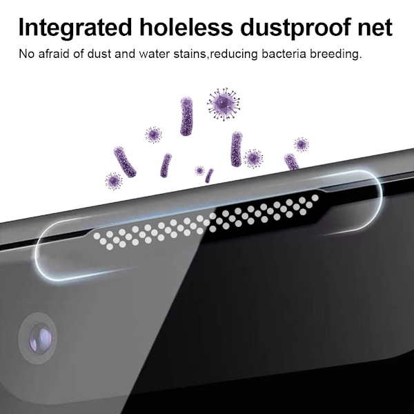För iPhone 16 Plus Anti-spion Privacy Skärmskydd i härdat glas Transparent