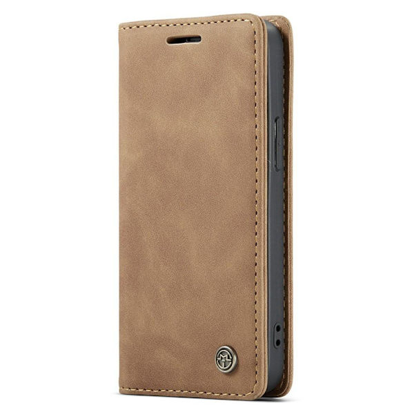 CASEME Retro Lompakkokotelo iPhone 13 - Ruskea Brown