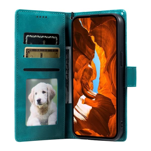 For iPhone Air Stativdeksel Totem Lommebokdeksel Green