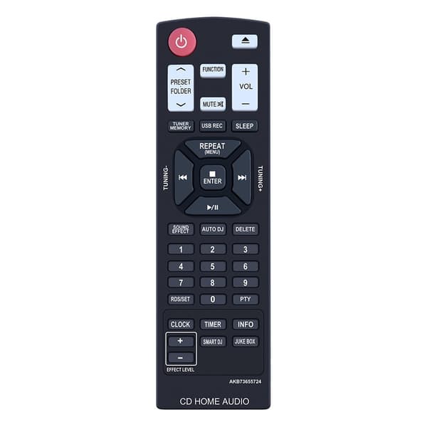 Fjernkontroll Erstatning AKB73655724 for LG hjemmekino forsterker Black