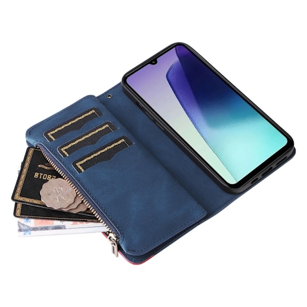 KT Wallet Case til Xiaomi Redmi 14C Blue