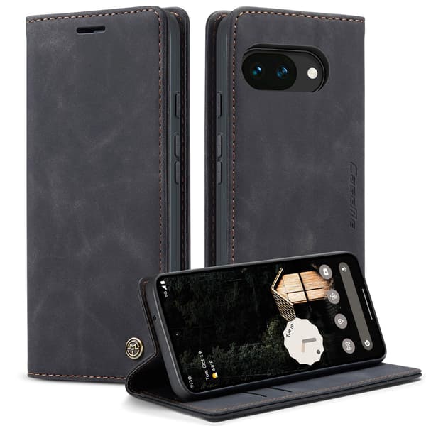 CASEME For Google Pixel 10A Etui med Stativ Black
