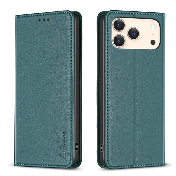 BINFEN COLOR Telefonfodral med stöd till iPhone 18 Pro / 17 Pro Grön
