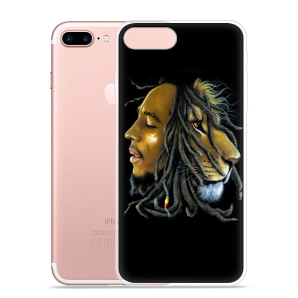 iPhone 7 Plus TPU-deksel - Bob Marley Black