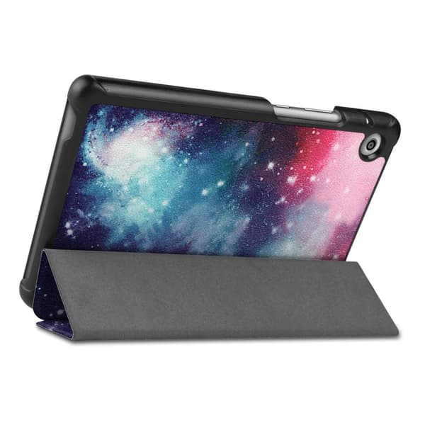 Tri - fold Stand Suojakuori - Huawei MatePad T8 - Galaxy Pink