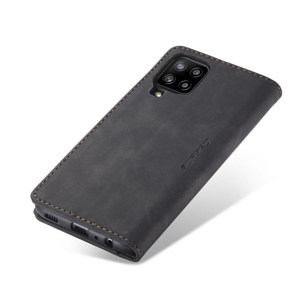 CASEME Retro Pung Taske til Samsung Galaxy A12 - Sort Black