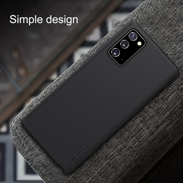 NILLKIN Super Frostet Hårdt Plastiketui Samsung Galaxy Note 20 Black