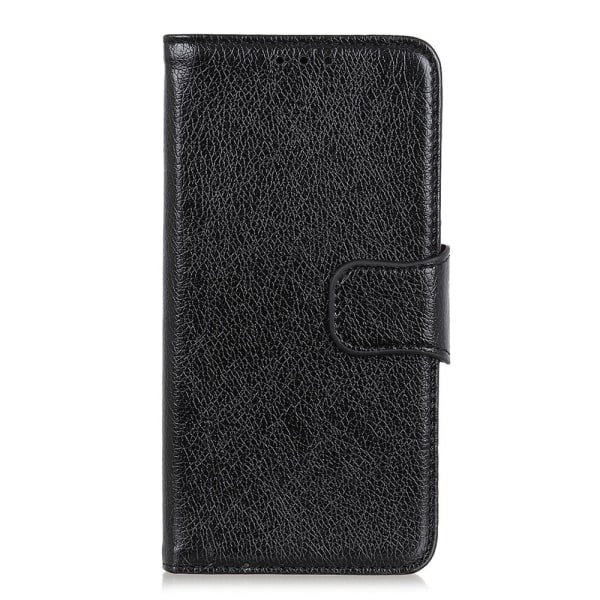 Til Sony Xperia 1 VI Tekstureret Split Pung Taske - Sort Black