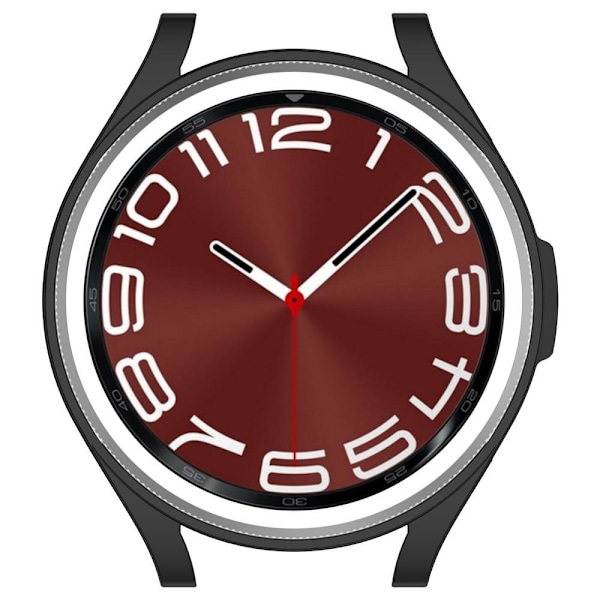 TPU Skal Fodral För Samsung Galaxy Watch6 47mm Full Coverage Svart