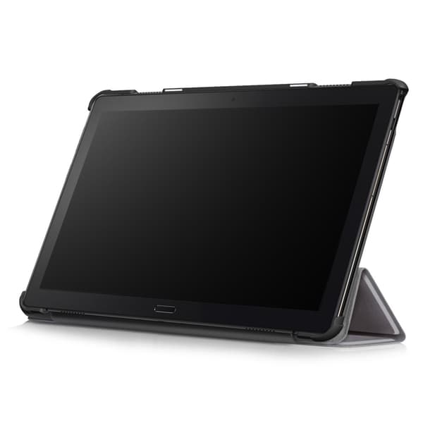 Tri - fold Stand Kansi - Lenovo Tab P10 - Harmaa Grey