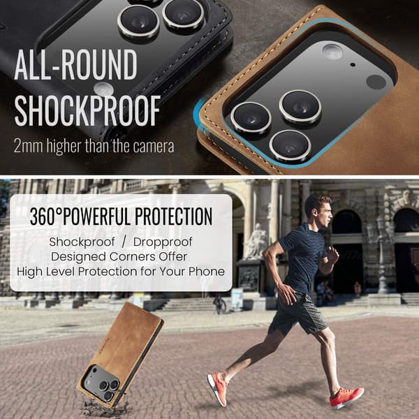 CASEME Lommebok-deksel Til iPhone Air Black