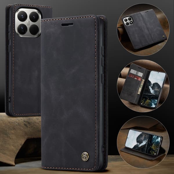 CASEME Lommebok-deksel Xiaomi 15T Pro - Sort Black
